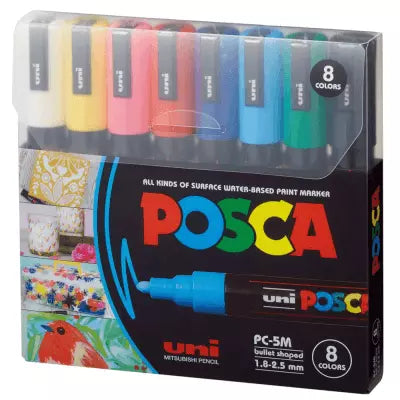 CANETA POSCA KIT PC 1M 3M 5M,  CORES A SUA ESCOLHA PARA SUA ARTE