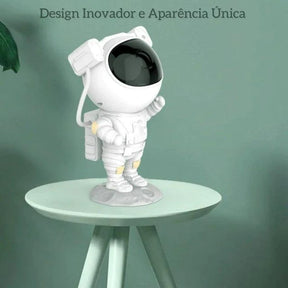 PROJETOR DE LUZ ASTRONAUTA APOLLO GALAXY - DECORAÇÃO CASA.