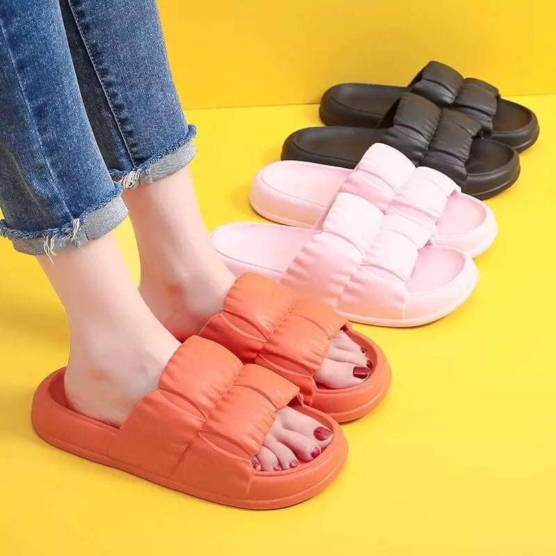 CHINELO NUVEM SANTILHA ORTOPED - ALÍVIO DE DOR, SOLA MACIA, CALÇADO MODA FEMININA CONFORTÁVEL.