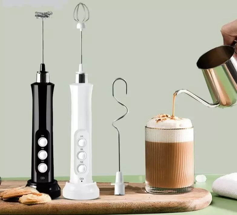 Milk Frother, Basecent Electric Handheld Milk Foamer – BASECENT